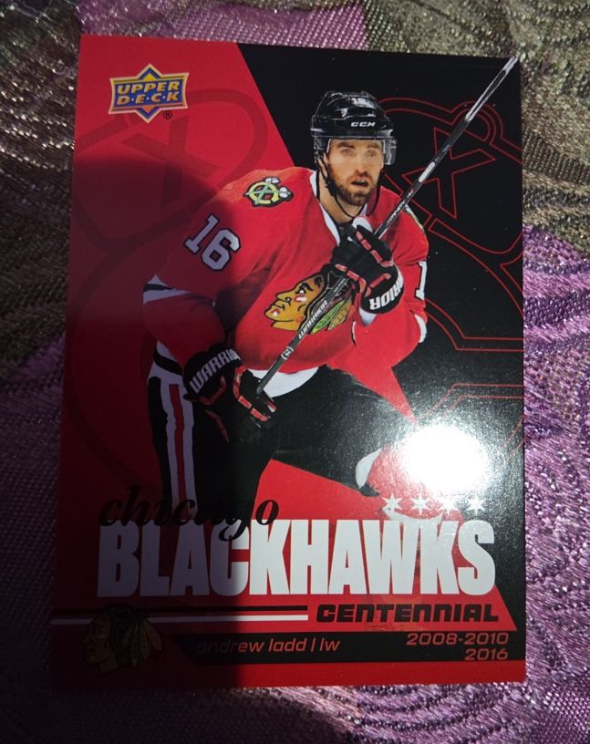 2025-26 Upper Deck Chicago Blackhawks Centennial #99 Andrew Ladd — front