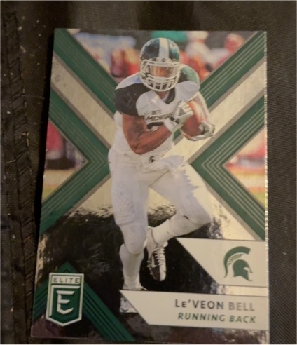 2018 Panini Elite Draft Picks #63 Le'Veon Bell Michigan State Spartans — front