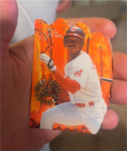 1994 Flair Hot Gloves #4 Kenny Lofton — front
