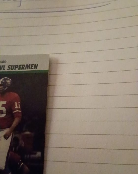 1990 Pro Set Super Bowl Supermen Dwight Stephenson — front