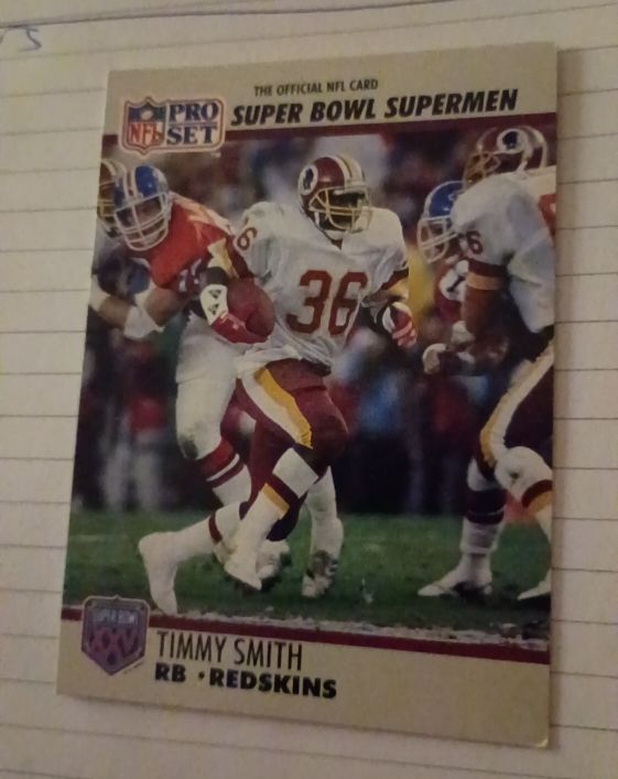 1990 Pro Set #43 Timmy Smith — front