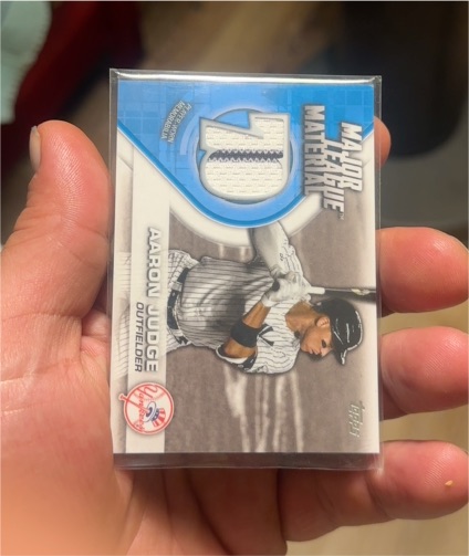 2021 Topps Major League Material #MLM-AJ Aaron Judge — front