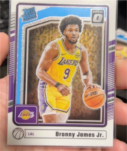 2024-25 Panini Donruss Optic #282 Bronny James Jr. — front