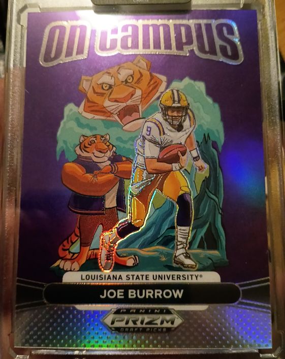 2025 Panini Prizm Draft Picks On Campus #OC-JBW Joe Burrow — front