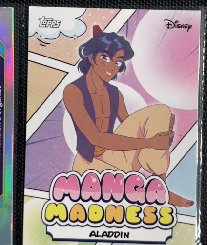 2026 Topps Disney Neon Manga Madness #MM-11 Aladdin — front