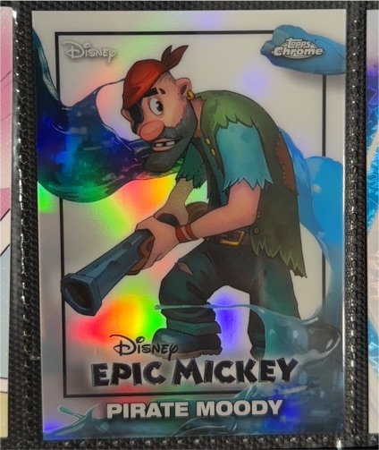 2026 Topps Disney Neon Epic Mickey #EM-11 Pirate Moody — front