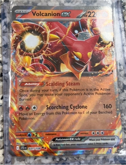 2023 Pokémon TCG Journey Together #031 Volcanion ex — front