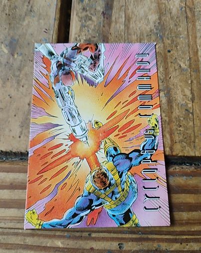 1995 Marvel Comics Timegliders #1 Cyclops vs Commando — front