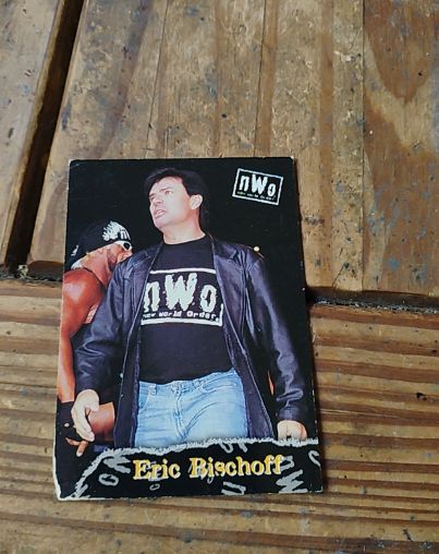 1998 Topps WCW nWo #50 Eric Bischoff — front