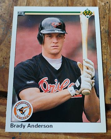 1990 Upper Deck #290 Brady Anderson — front