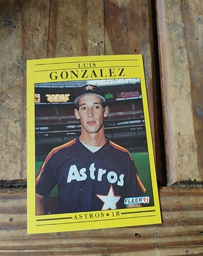 1991 Fleer #507 Luis Gonzalez — front