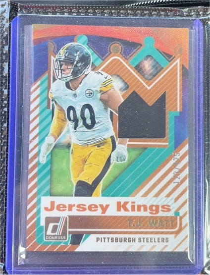 2025 Donruss Jersey Kings #JK-TWT T.J. Watt — front