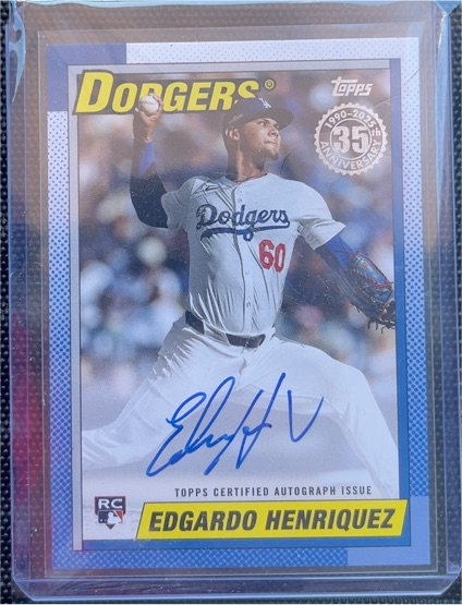2025 Topps Update #90B2-EHE Edgardo Henriquez — front