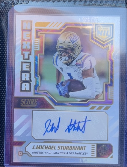 2025 Panini Score #NEN-JST J. Michael Sturdivant — front