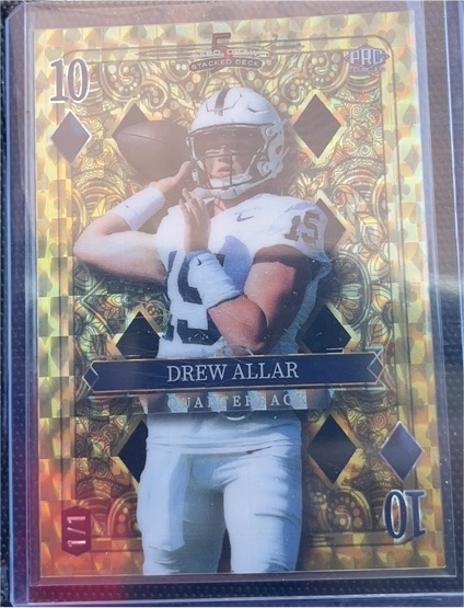 2024 Wild Card 5 Card Draw #10 Drew Allar — front