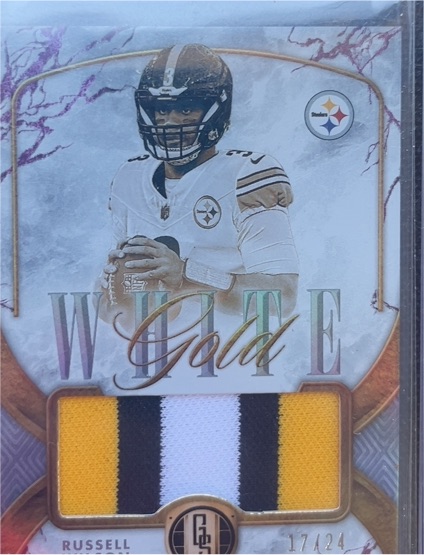 2024 Panini Gold Standard White Gold #WG-RWN Russell Wilson — front