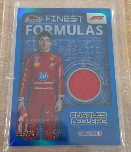 2024 Topps Finest Formula 1 Formulas #FFLEC Charles Leclerc — front