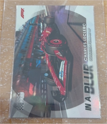 2024 Topps Paddock Pass #BL-3 Charles Leclerc In A Blur — front