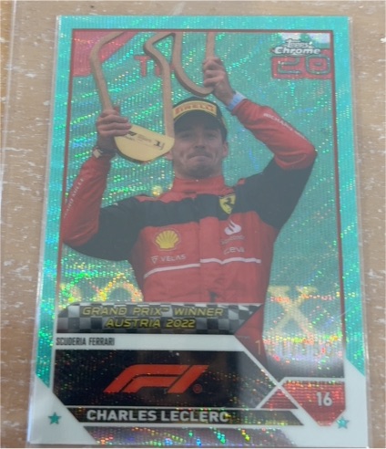 2023 Topps Chrome Formula 1 #16 Charles Leclerc Grand Prix Winner Austria 2022 — front