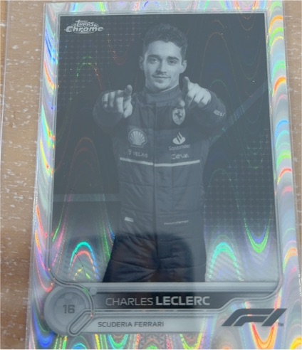 2022 Topps Chrome Formula 1 #25 Charles Leclerc — front