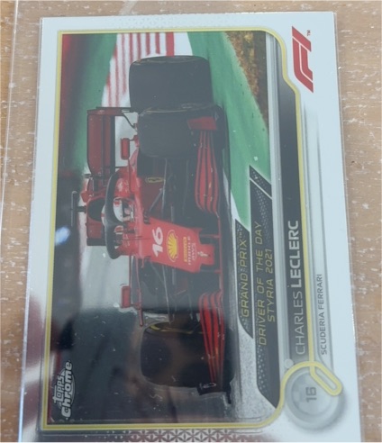 2022 Topps Chrome Formula 1 #180 Charles Leclerc — front