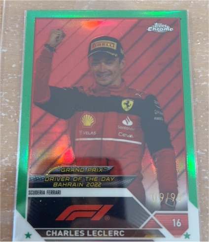 2023 Topps Chrome Formula 1 #166 Charles Leclerc — front