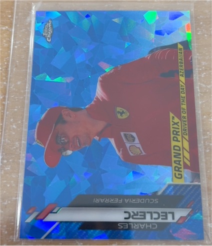 2020 Topps Chrome Formula 1 Sapphire #157 Charles Leclerc — front