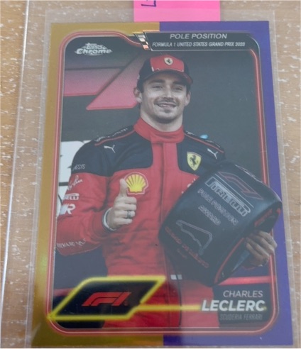 2024 Topps Chrome Formula 1 #155 Charles Leclerc — front
