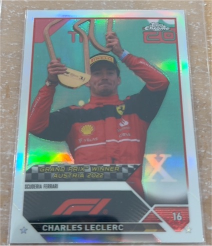 2023 Topps Chrome Formula 1 #154 Charles Leclerc — front