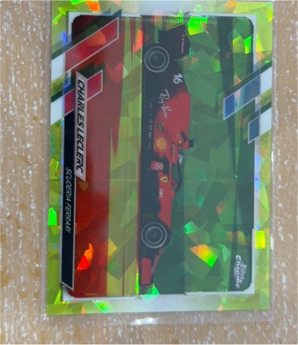 2021 Topps Chrome Sapphire Formula 1 #106 Charles Leclerc Scuderia Ferrari — front