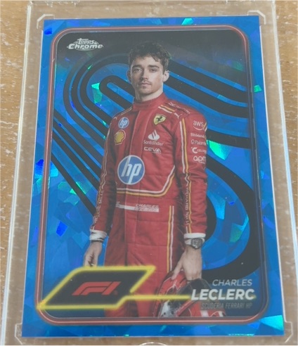 2024 Topps Chrome Sapphire Formula 1 #3 Charles Leclerc — front
