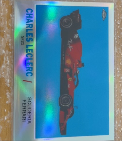 2021 Topps Chrome Formula 1 1961 Sports Cars #T61-CL Charles Leclerc — front