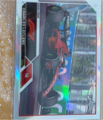 2023 Topps Chrome Formula 1 #7 Charles Leclerc — front