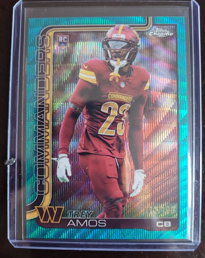 2025 Topps Chrome #371 Trey Amos — front
