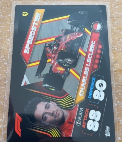 2022 Topps Turbo Attax F1 #141 Charles Leclerc — front
