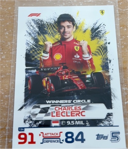2024 Topps F1 Turbo Attax #134 Charles Leclerc — front