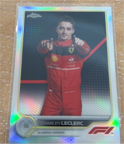 2022 Topps Chrome Formula 1 #26 Charles Leclerc — front
