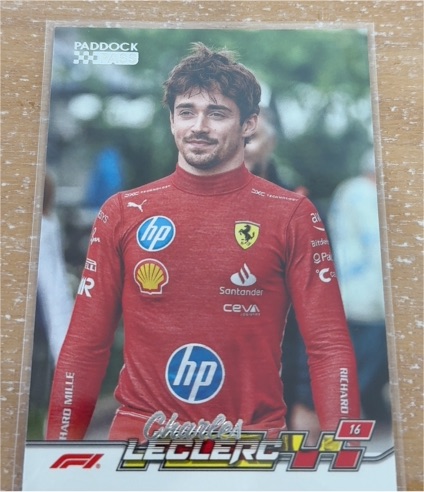 2024 Topps Paddock Pass Formula 1 #16 Charles Leclerc — front