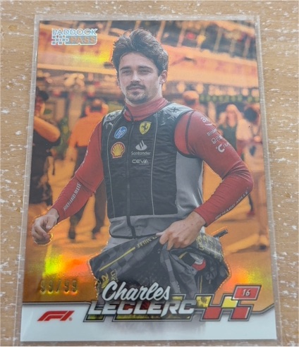 2024 Topps Paddock Pass Formula 1 #3 Charles Leclerc — front