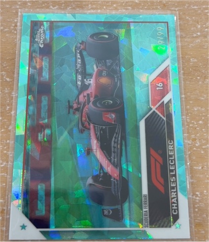 2023 Topps Chrome Sapphire Formula 1 #7 Charles Leclerc — front