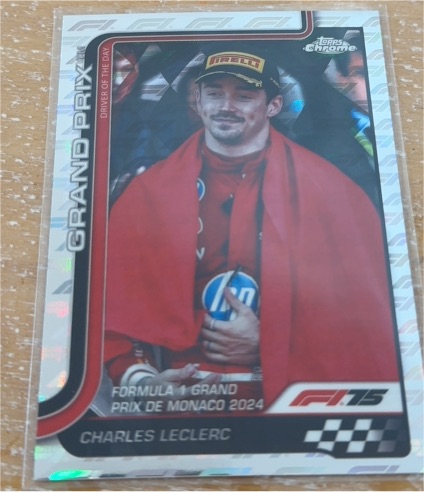 2025 Topps Chrome Formula 1 #129 Charles Leclerc — front