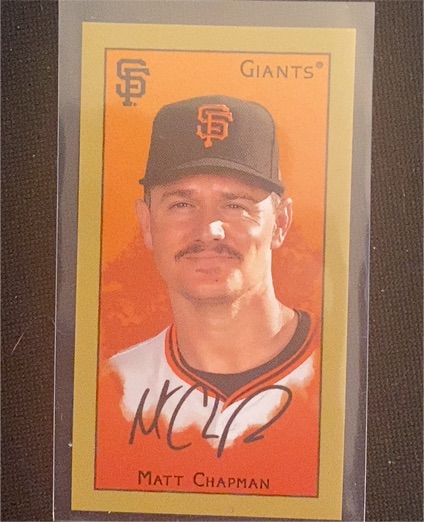 2025 Topps T205 #NNO Matt Chapman — front