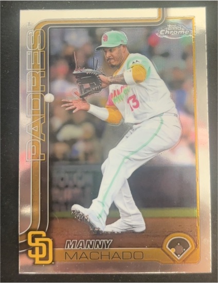 2025 Topps Chrome #53 Manny Machado — front