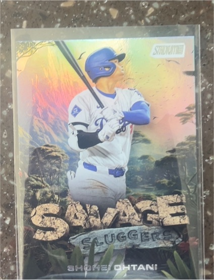 2025 Topps Stadium Club #SS-7 Shohei Ohtani Savage Sluggers — front