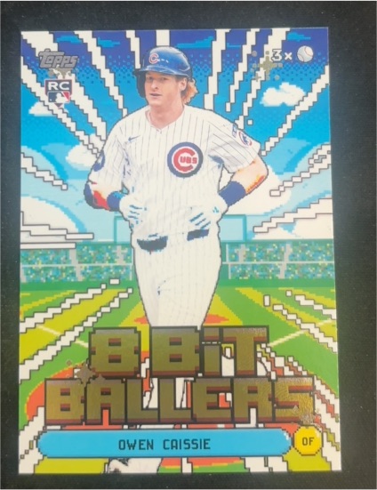 2026 Topps Series 1 #8B-18 Owen Caissie 8 Bit Ballers — front