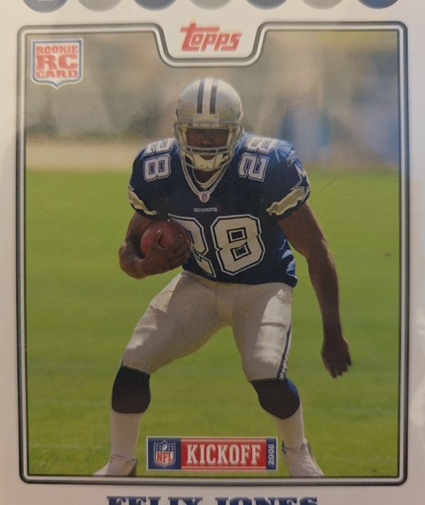 2008 Topps #349 Felix Jones Rookie Dallas Cowboys — front