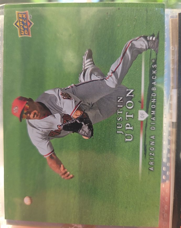 2008 Upper Deck #405 Justin Upton Arizona Diamondbacks — front