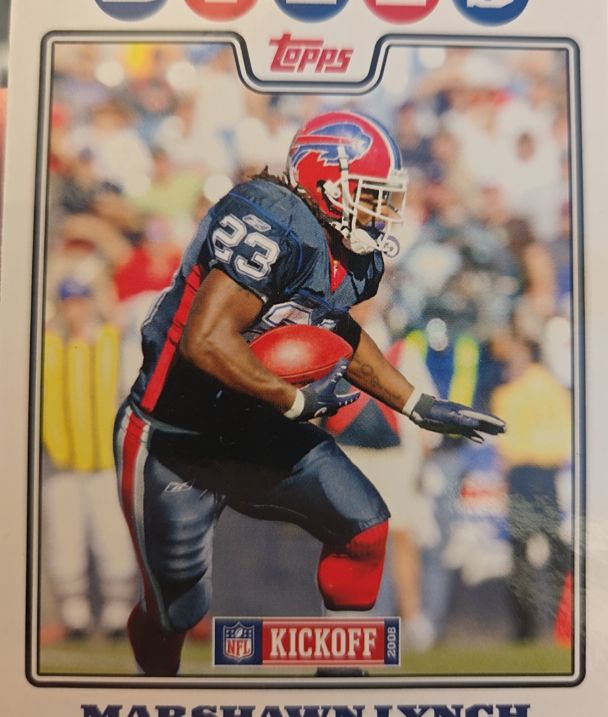 2008 Topps Kickoff #116 Marshawn Lynch — front