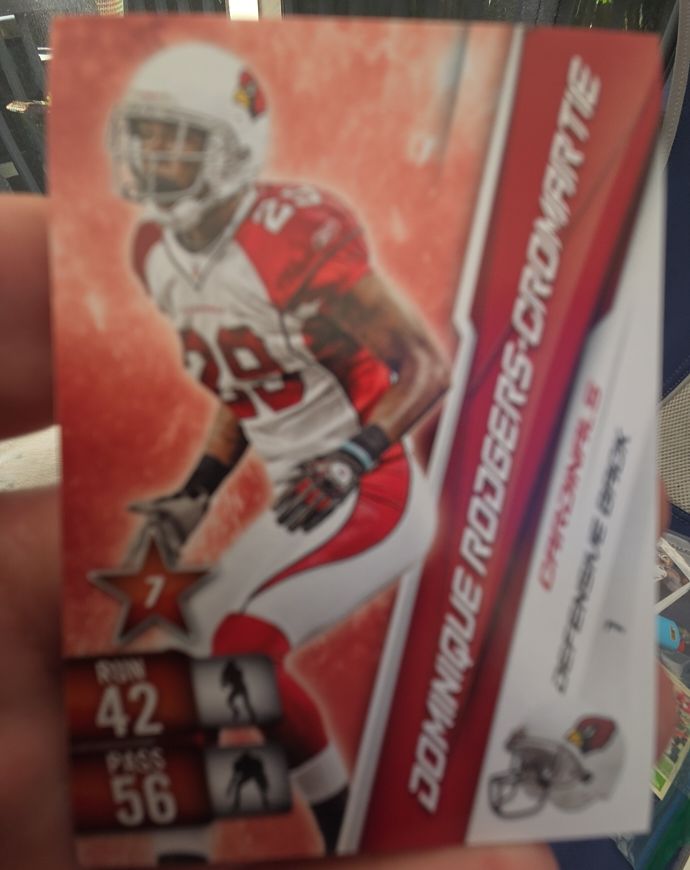 2010 Panini Adrenalyn XL #7 Dominique Rodgers-Cromartie — front