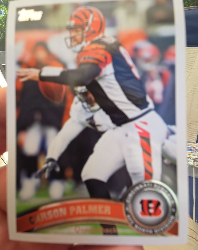 2011 Topps #206 Carson Palmer Cincinnati Bengals — front